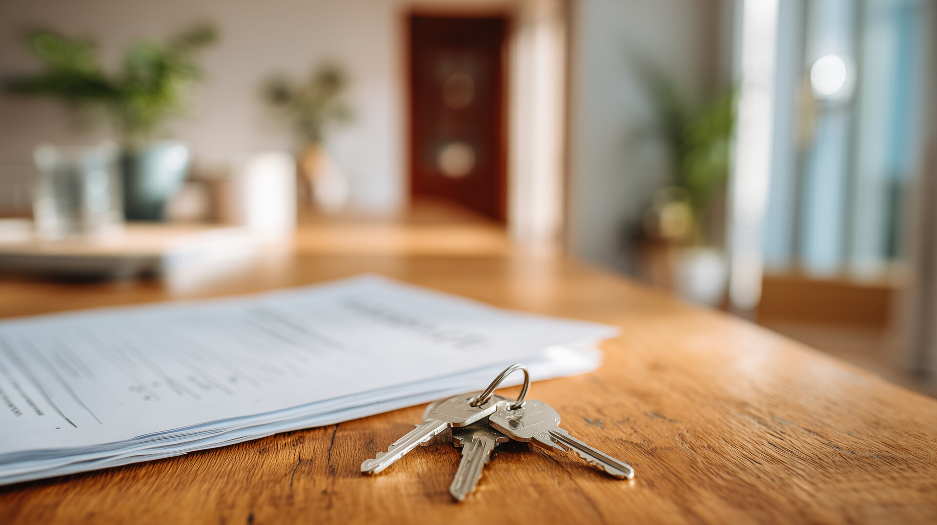 Freudige Wohnungsübergabe und Schlüsselübergabe an die neuen Eigentümer