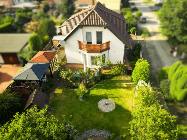 Luftbild Gartenansicht