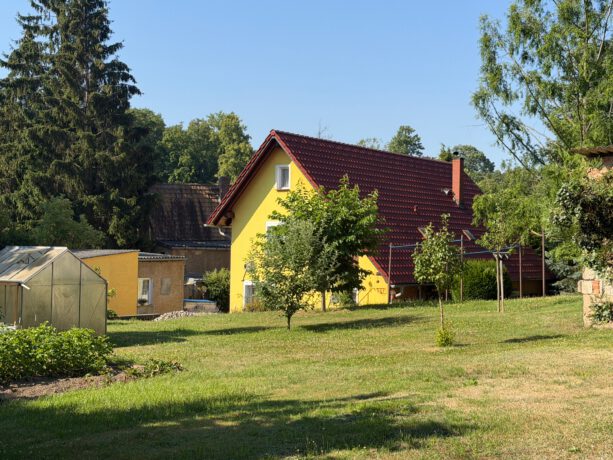 Rückansicht Haus & Grundstück