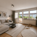 Wohnzimmer KI generiert