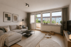 Wohnzimmer KI generiert